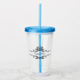Personalised Name Acrylic Travel Tumbler