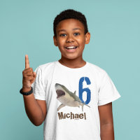 Personalised name Age Great White Shark