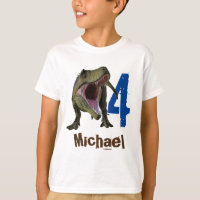 Personalised name Age  T-Rex Tyrannosaurus