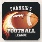 Personalised NAME American Football Flames Sports