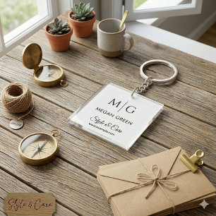 Personalised Name and Brand Stylish Custom Key Ring