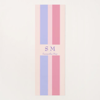 Personalised name and initial yoga mat