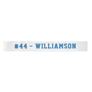 Personalised Name and Number Homecoming Satin Ribbon