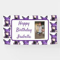 Personalised Name and Photo Anime Birthday