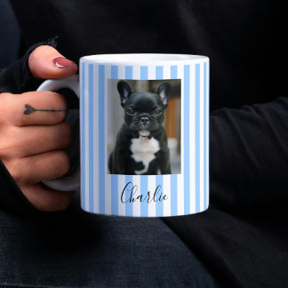 Personalised Name and Photo French Bulldog Coffee Mug