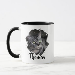 Personalised Name and Photo Pet Modern Mug