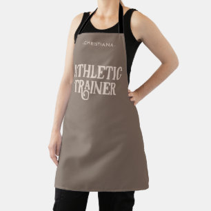 Personalised Name Athletic Trainer Apron