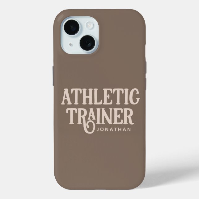 Personalised Name Athletic Trainer Case-Mate iPhone Case (Back)