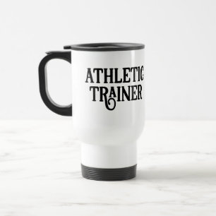 Personalised Name Athletic Trainer Travel Mug