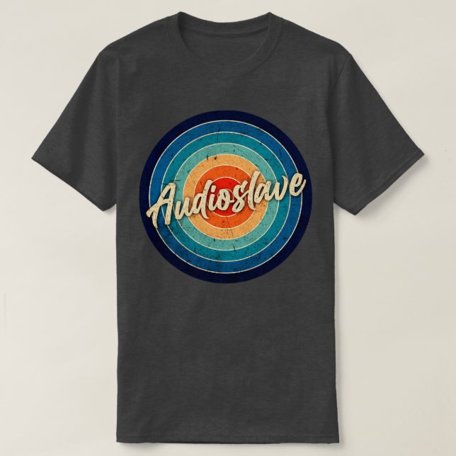 Personalised Name Audioslave Classic Styles Birthd T-Shirt (Design Front)