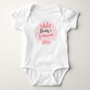 Personalised name Baby Bodysuit/Daddy's Princess Bodysuit