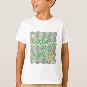 Personalised Name Back To School Grade T-Shirt