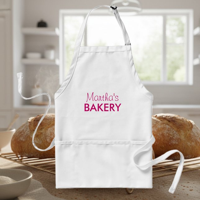 Personalised name baking apron for women (bakery apron)