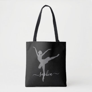 Personalised Name Ballerina Tote Bag