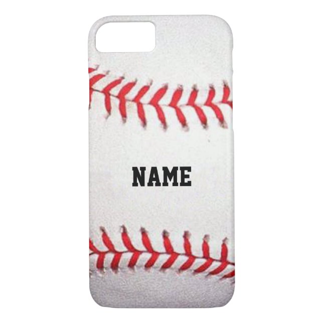 Personalised Name Baseball iPhone 7 Case (Back)