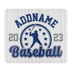 Personalised NAME Baseball Team Player Game Cutting Board