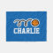 Personalised name basketball fleece blankets