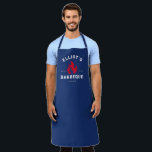 Personalised Name | BBQ Gift For Men | Barbeque Apron<br><div class="desc">Personalised name BBQ gift for men barbeque apron. The design is lettered in modern typography and the template is set up for you to add your custom text and name. Perfect for Father's day,  Dad's birthday or a holiday!</div>