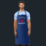 Personalised Name | BBQ Gift For Men | Barbeque Apron<br><div class="desc">Personalised name BBQ gift for men barbeque apron. The design is lettered in modern typography and the template is set up for you to add your custom text and name. Perfect for Father's day,  Dad's birthday or a holiday!</div>
