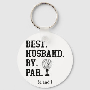 Personalised Name Best Husband By Par Key Ring
