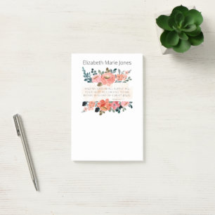 Personalised Name Bible Verse Notepad