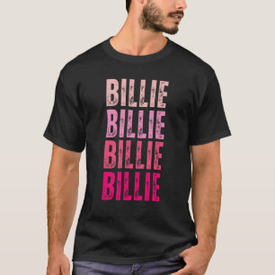 Personalised Name Billie I Love Billie T-Shirt