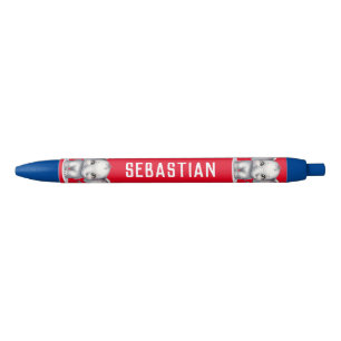 Personalised name black ink pen