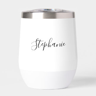 Personalised name Black Script Monogram