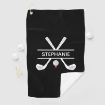 Personalised Name Black White Pink