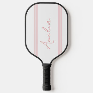 Personalised Name Blush Pink Pickleball Paddle