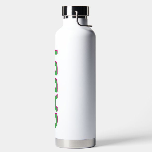 Personalised Name bottle - Custom Skinny birthday  (Left)