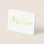 Personalised Name | Bridesmaid Stationery Foil Card<br><div class="desc">Blank inside for you to write your own sentiments.</div>