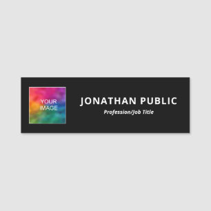 Personalised Name Business Company Logo Template Tag