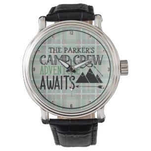 Personalised NAME Cabin Camping Adventure Watch