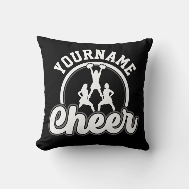 Personalised NAME Cheer Team Varsity Cheerleader Cushion (Front)