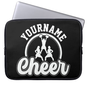 Personalised NAME Cheer Team Varsity Cheerleader Laptop Sleeve