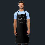 Personalised Name Chef's kitchen Apron<br><div class="desc">Introducing our Personalised Name Chef's Kitchen Apron! This apron is designed to inspire and encourage the chef in your life to create delicious culinary masterpieces. With its modern and unique design, this apron is the perfect accessory for any kitchen. The customisable feature allows you to add the name of the...</div>