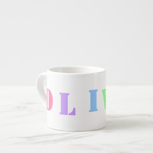 Personalised NAME Child's Mug (Front Left)