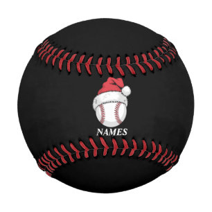 Personalised Name Christmas Baseball Santa Hat
