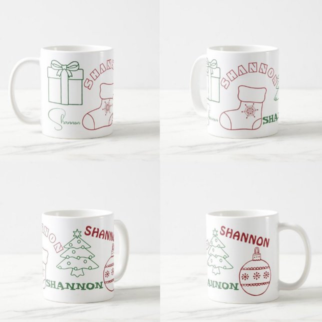 Personalised Name Christmas Mug (Creator Uploaded)