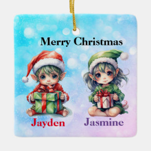 Personalised name Christmas ornament