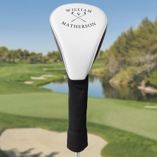 Personalised Name Classic Golf Clubs Golf Head Cover (Personalized Name Classic Golf Clubs Golf Head Cover)