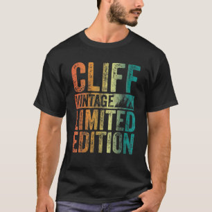 Personalised Name Cliff Vintage Limited Edition T-Shirt