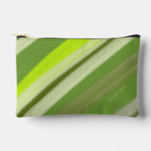 Personalised Name Colourful Lime Green Stripes
