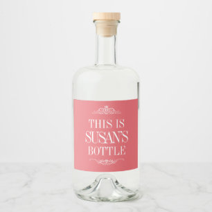 Personalised Name Create Your Own Liquor Label