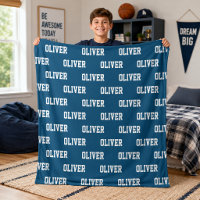 Personalised Name Custom Blanket for Kids/Youth