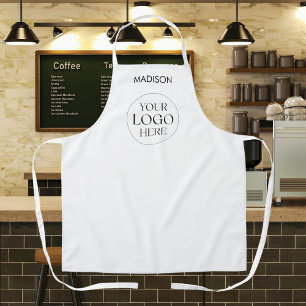 Personalised Name Custom Food Business Logo Simple Apron
