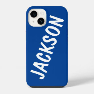 Personalised Name Custom Name Blue Birthday Gift  iPhone 14 Case