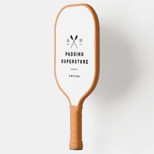 Personalised Name Custom Outdoor Adventure Logo  Pickleball Paddle