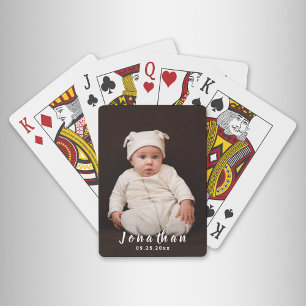 Personalised Name Custom Photo Playing Cards